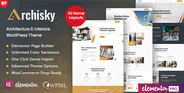 Archisky Preview Wordpress Theme - Rating, Reviews, Preview, Demo & Download