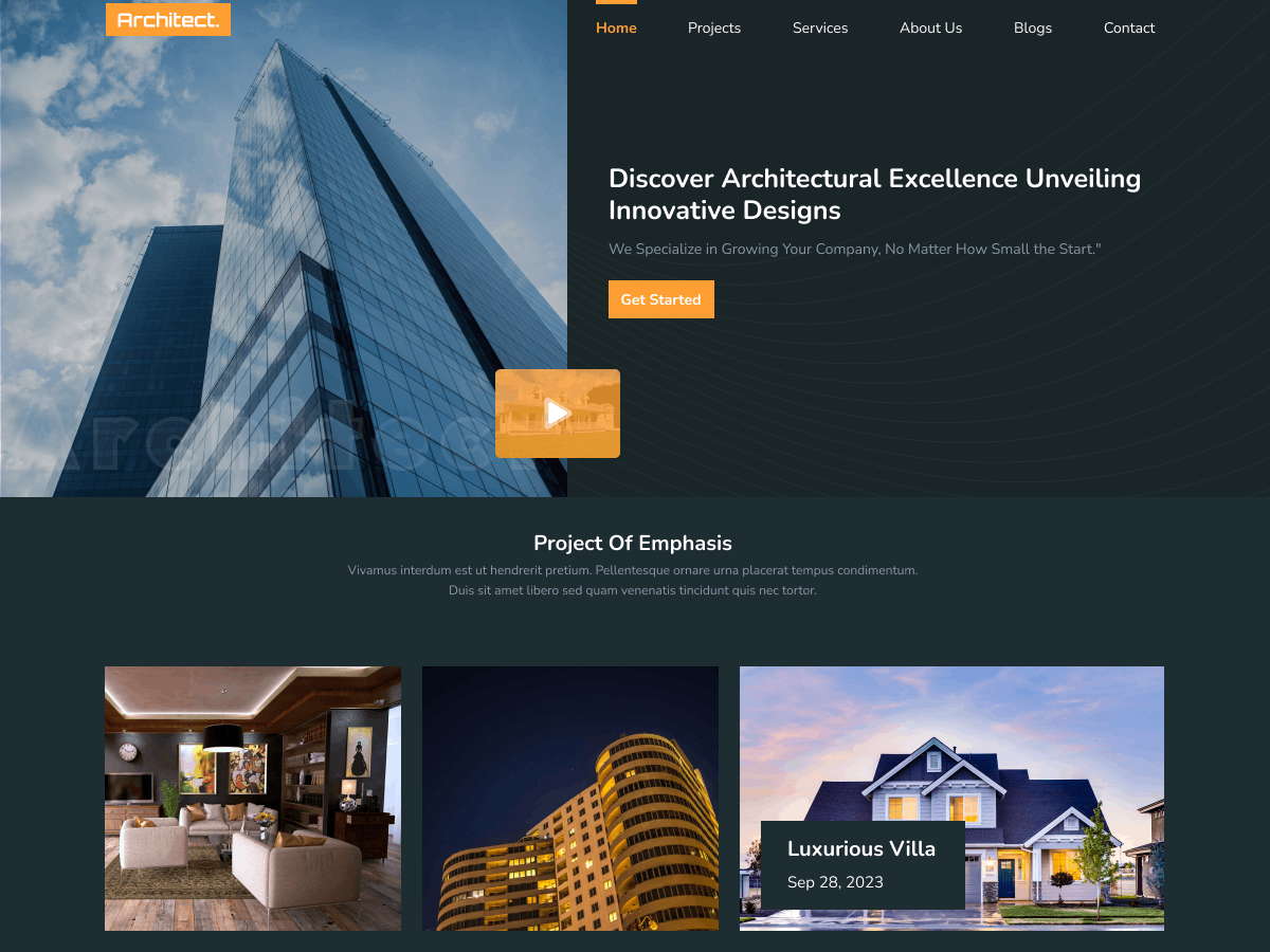 Architect Construction Preview Wordpress Theme - Rating, Reviews, Preview, Demo & Download