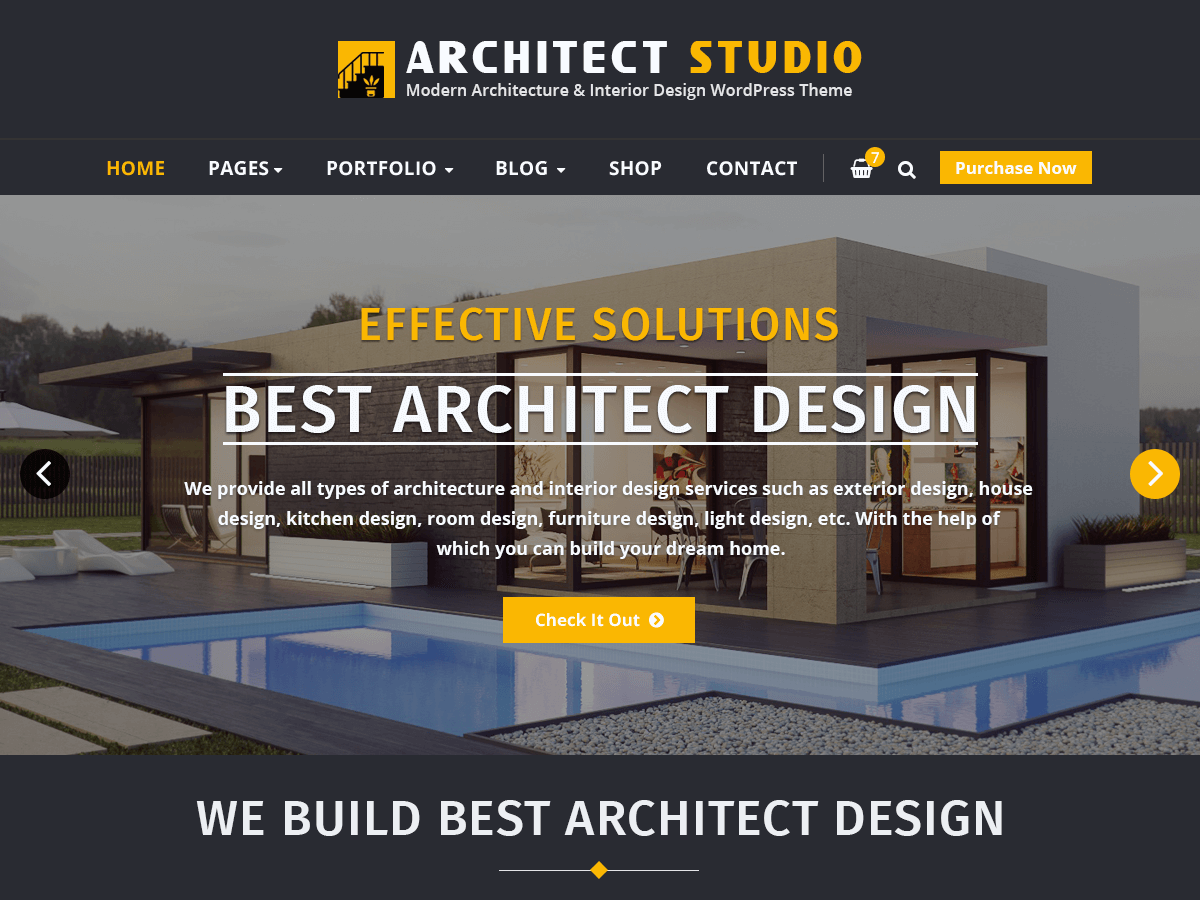 Architect Studio Preview Wordpress Theme - Rating, Reviews, Preview, Demo & Download