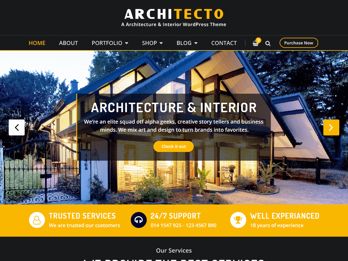 Architecto Preview Wordpress Theme - Rating, Reviews, Preview, Demo & Download