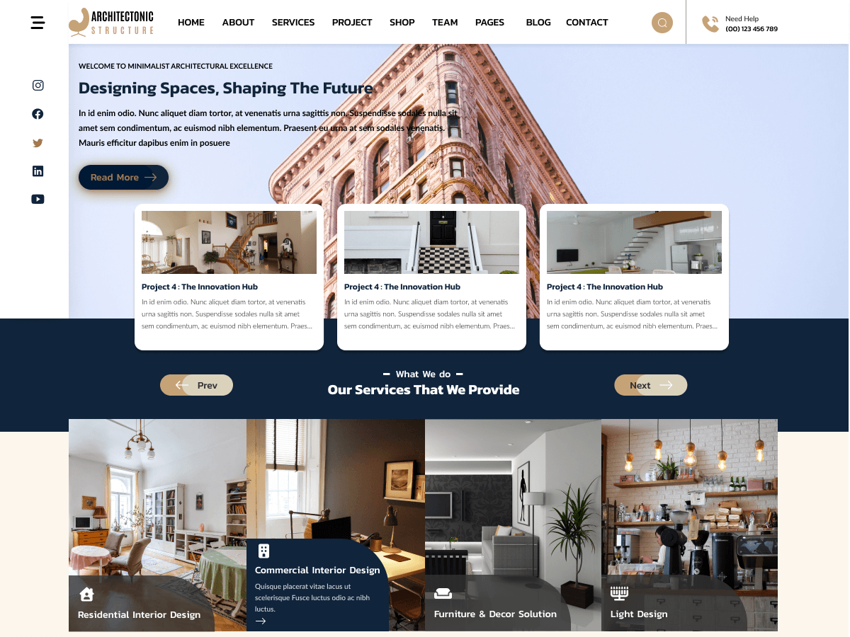 Architectonic Structure Preview Wordpress Theme - Rating, Reviews, Preview, Demo & Download