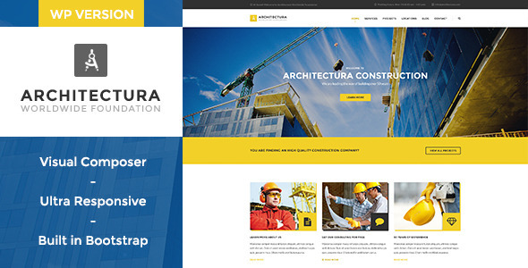 Architectura Preview Wordpress Theme - Rating, Reviews, Preview, Demo & Download