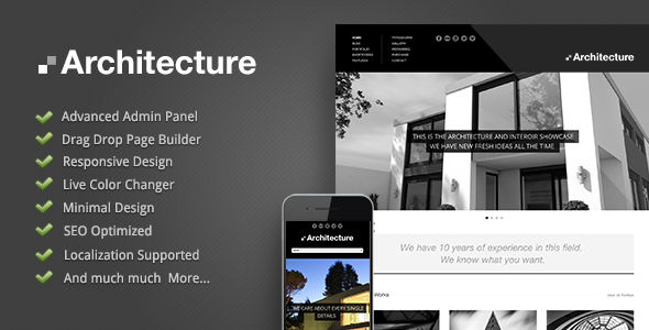 Architecture Preview Wordpress Theme - Rating, Reviews, Preview, Demo & Download