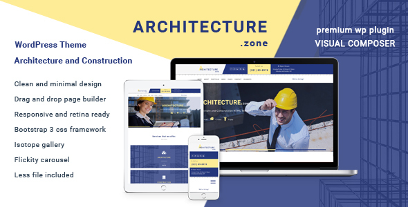 Architecture Zone Preview Wordpress Theme - Rating, Reviews, Preview, Demo & Download