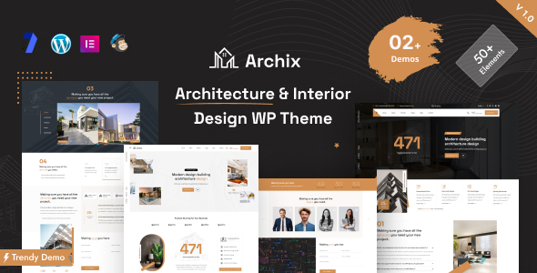 Archix Preview Wordpress Theme - Rating, Reviews, Preview, Demo & Download