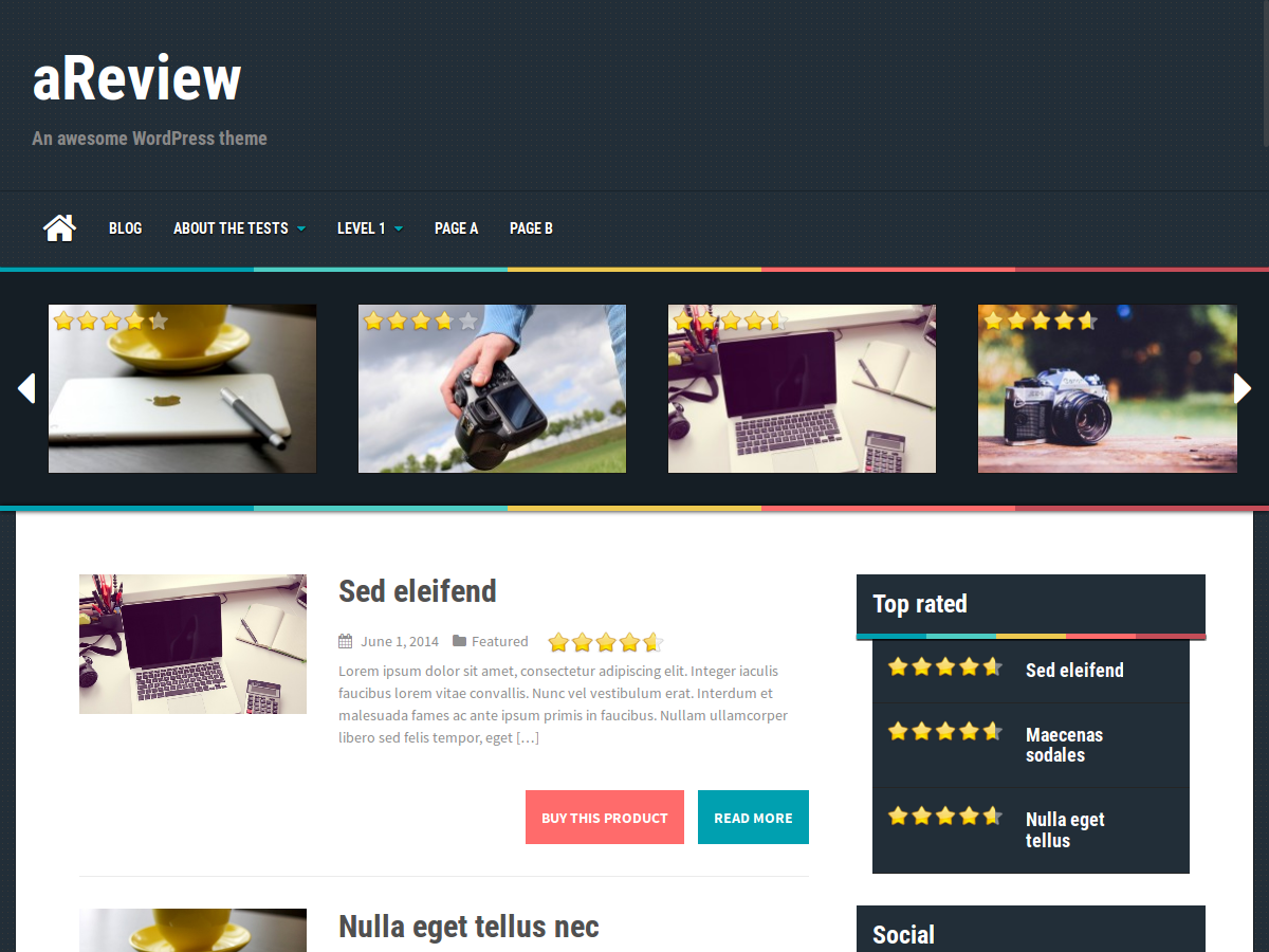 AReview Preview Wordpress Theme - Rating, Reviews, Preview, Demo & Download