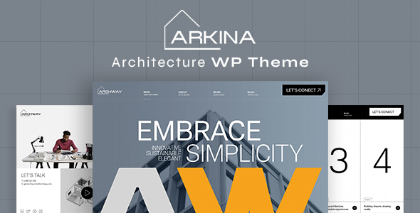 Arkina Preview Wordpress Theme - Rating, Reviews, Preview, Demo & Download