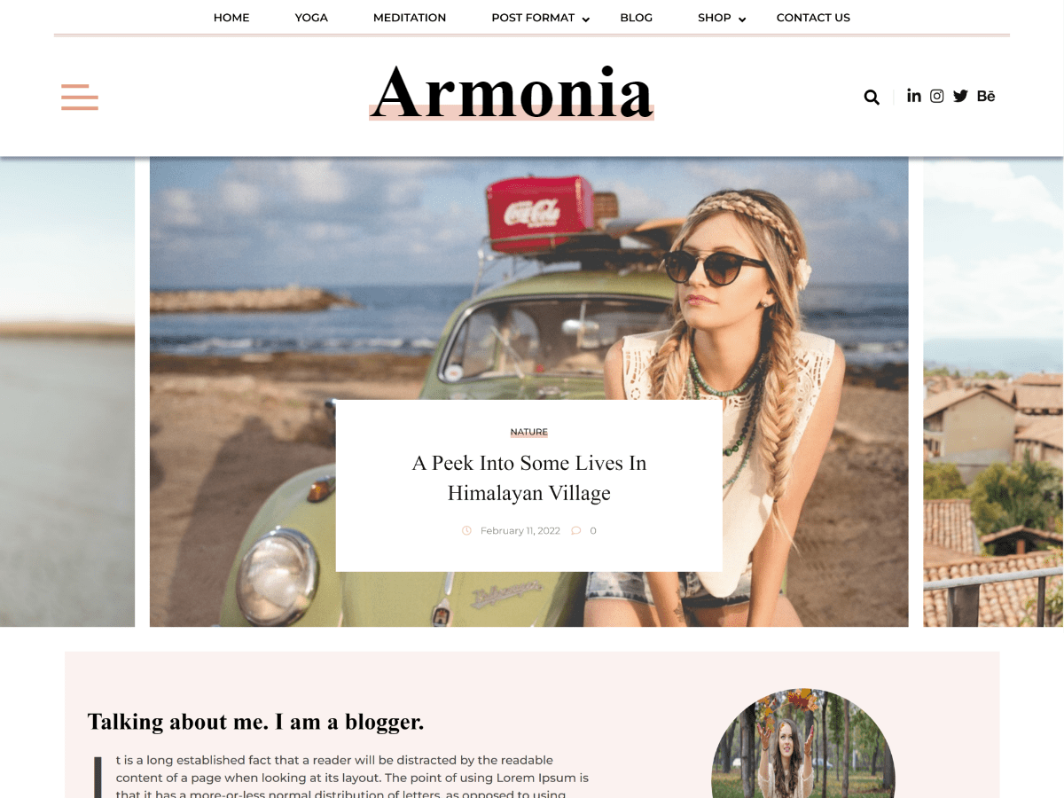 Armonia Preview Wordpress Theme - Rating, Reviews, Preview, Demo & Download