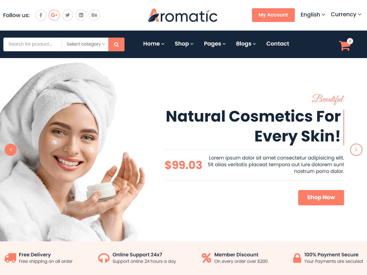 Aromatic Preview Wordpress Theme - Rating, Reviews, Preview, Demo & Download