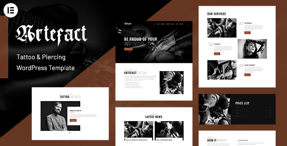 Artefact Preview Wordpress Theme - Rating, Reviews, Preview, Demo & Download