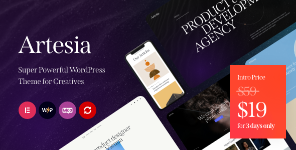 Artesia Preview Wordpress Theme - Rating, Reviews, Preview, Demo & Download