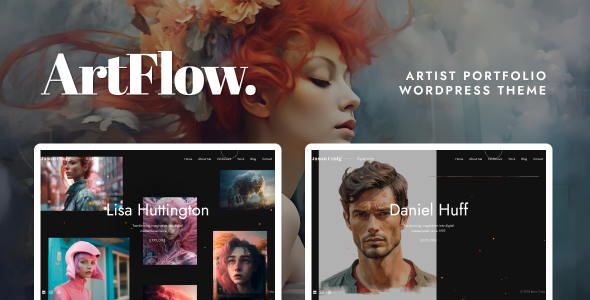ArtFlow Preview Wordpress Theme - Rating, Reviews, Preview, Demo & Download
