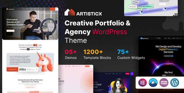 Artisticx Preview Wordpress Theme - Rating, Reviews, Preview, Demo & Download