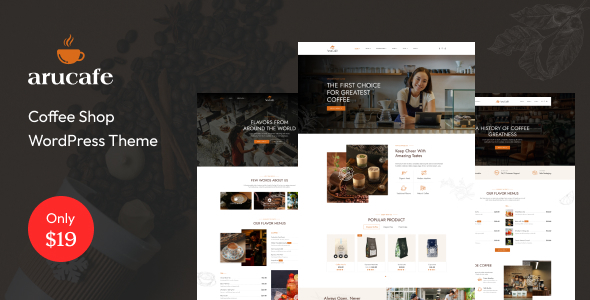 AruCafe Preview Wordpress Theme - Rating, Reviews, Preview, Demo & Download