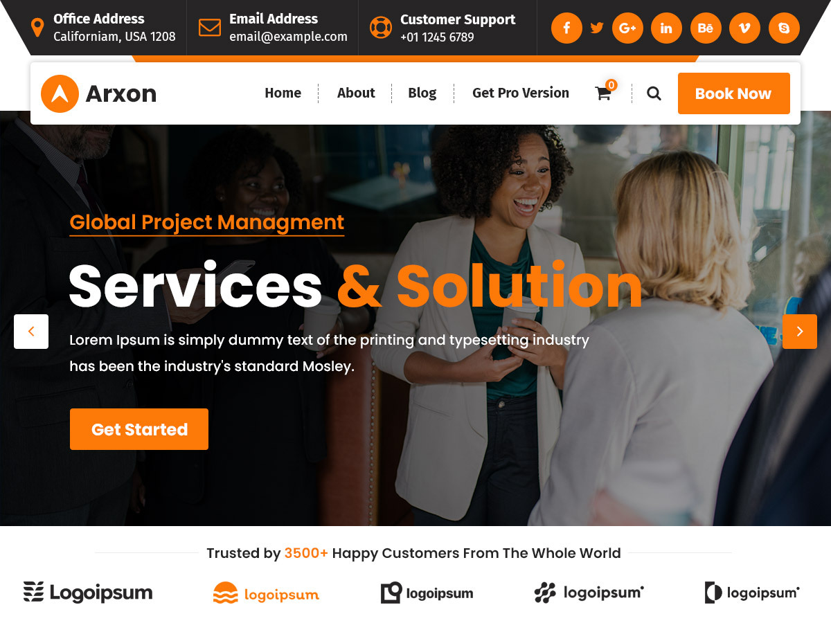 Arxon Preview Wordpress Theme - Rating, Reviews, Preview, Demo & Download