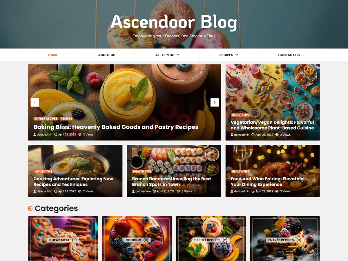 Ascendoor Blog Preview Wordpress Theme - Rating, Reviews, Preview, Demo & Download