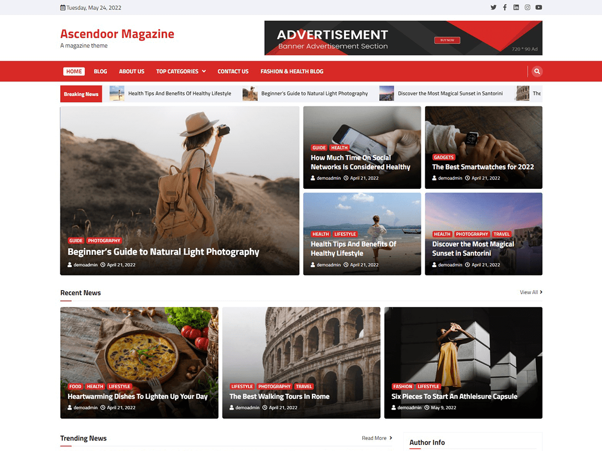 Ascendoor Magazine Preview Wordpress Theme - Rating, Reviews, Preview, Demo & Download