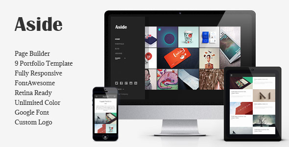 Aside Preview Wordpress Theme - Rating, Reviews, Preview, Demo & Download