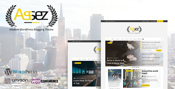 Assez Preview Wordpress Theme - Rating, Reviews, Preview, Demo & Download