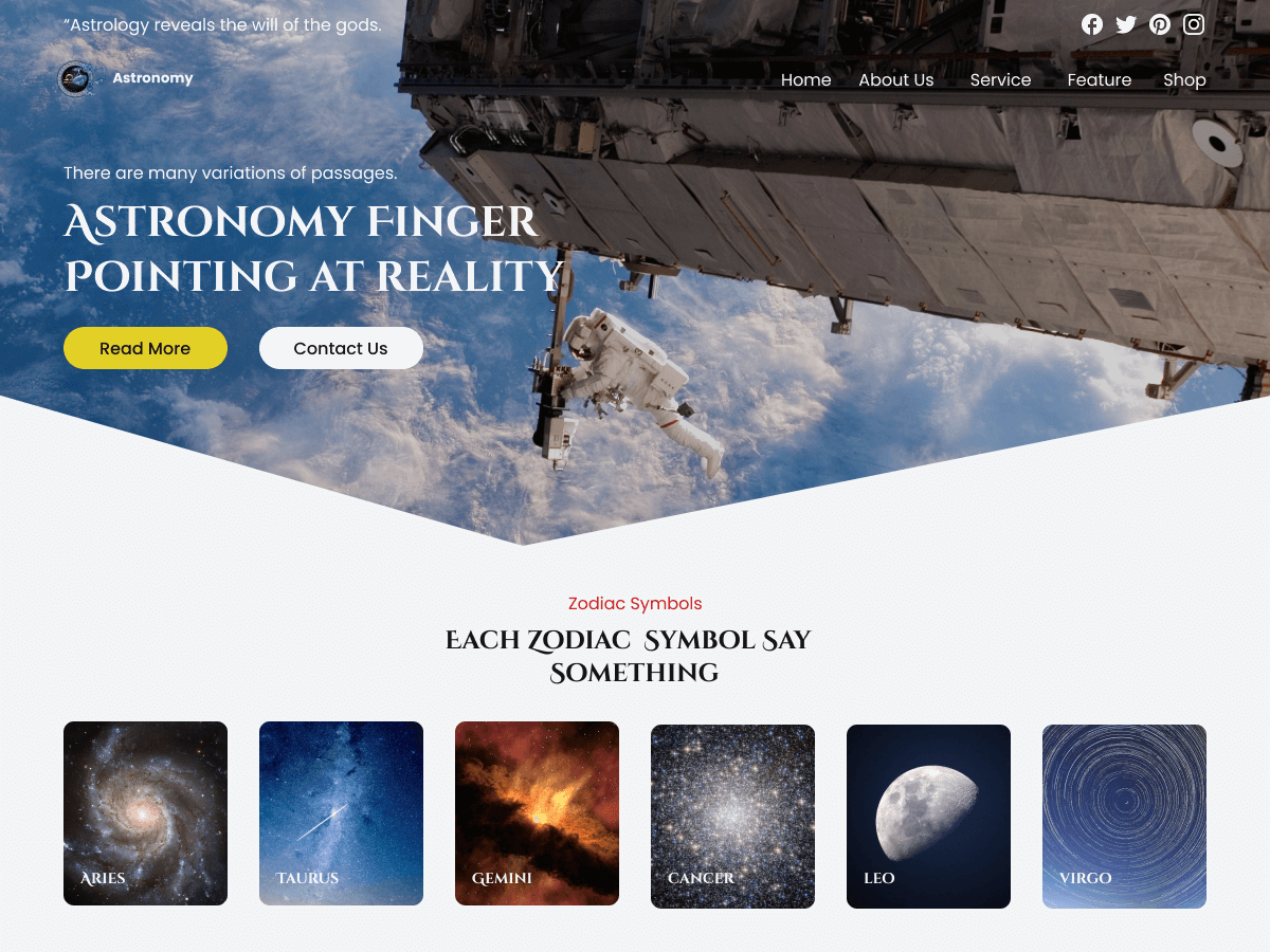 Astronomy Store Preview Wordpress Theme - Rating, Reviews, Preview, Demo & Download