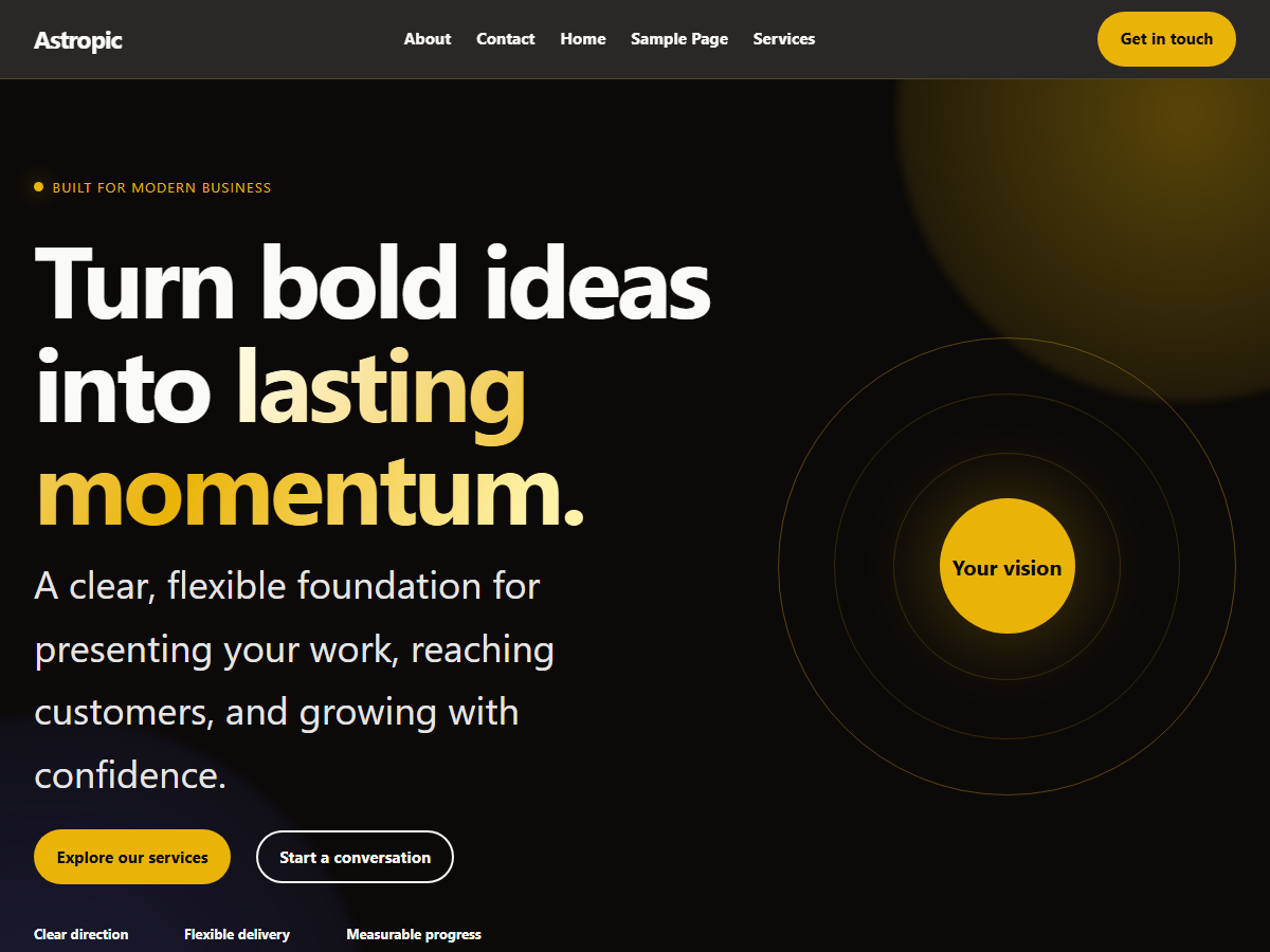Astropic Preview Wordpress Theme - Rating, Reviews, Preview, Demo & Download