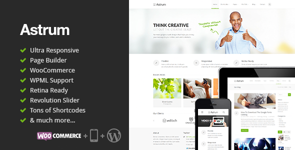 Astrum Preview Wordpress Theme - Rating, Reviews, Preview, Demo & Download