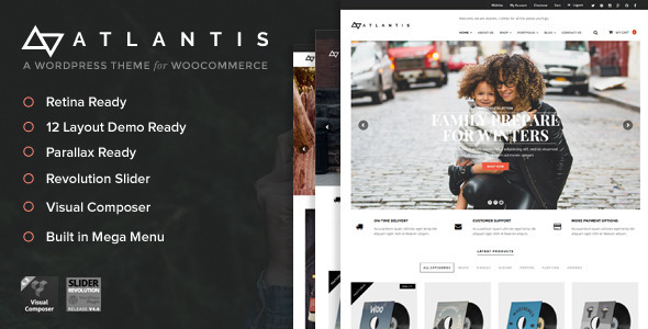 Atlantis Preview Wordpress Theme - Rating, Reviews, Preview, Demo & Download