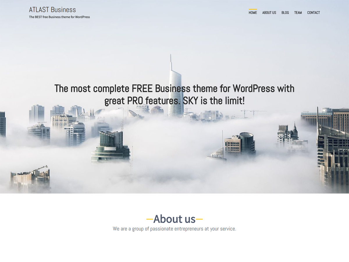 Atlast Business Preview Wordpress Theme - Rating, Reviews, Preview, Demo & Download