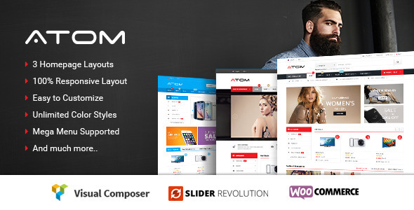 Atom Preview Wordpress Theme - Rating, Reviews, Preview, Demo & Download