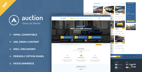 Auction Preview Wordpress Theme - Rating, Reviews, Preview, Demo & Download