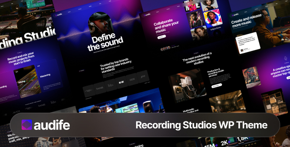 Audife Preview Wordpress Theme - Rating, Reviews, Preview, Demo & Download