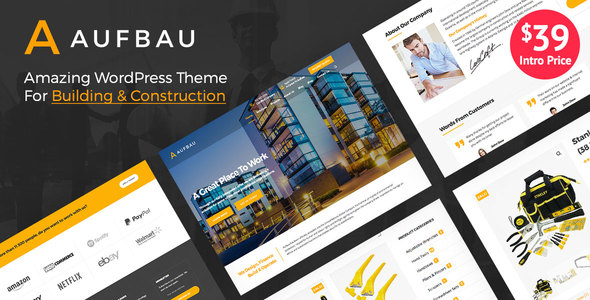 Aufbau Preview Wordpress Theme - Rating, Reviews, Preview, Demo & Download