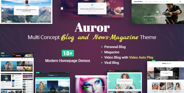 Auror Preview Wordpress Theme - Rating, Reviews, Preview, Demo & Download