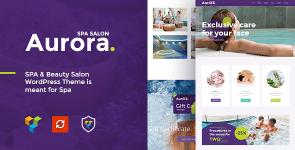 Aurora Spa Preview Wordpress Theme - Rating, Reviews, Preview, Demo & Download