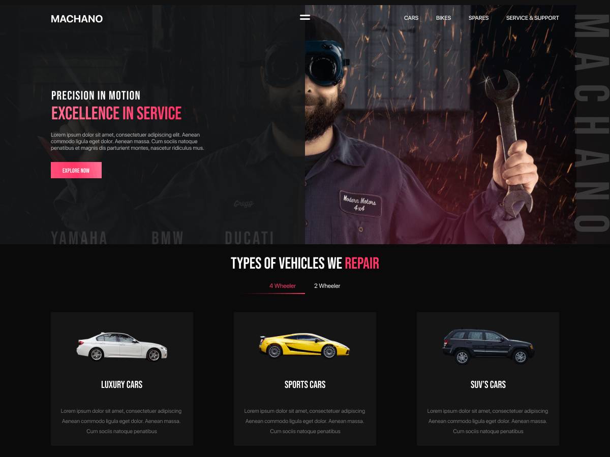 Auto Mechanic Preview Wordpress Theme - Rating, Reviews, Preview, Demo & Download