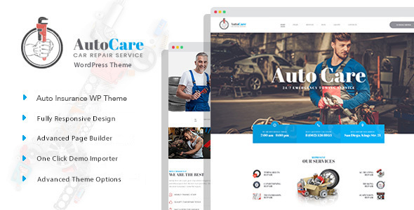 AutoCare Preview Wordpress Theme - Rating, Reviews, Preview, Demo & Download
