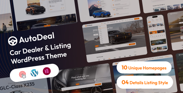 AutoDeal Preview Wordpress Theme - Rating, Reviews, Preview, Demo & Download