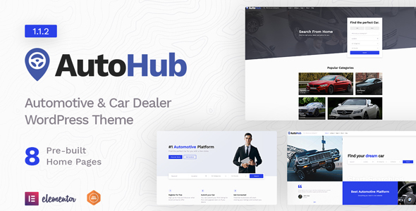Autohub Preview Wordpress Theme - Rating, Reviews, Preview, Demo & Download