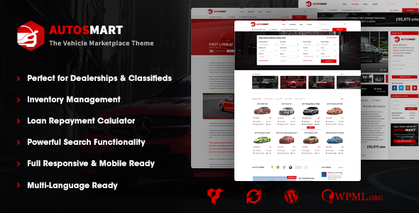 AutosMart Preview Wordpress Theme - Rating, Reviews, Preview, Demo & Download