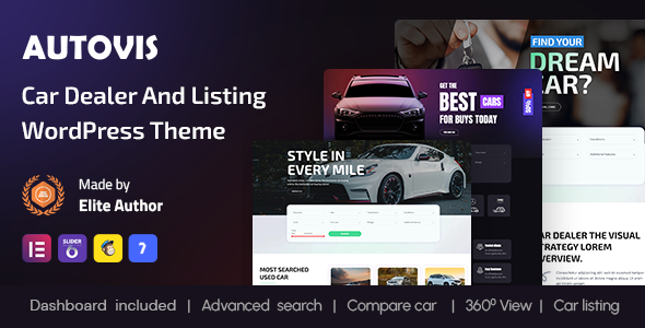 Autovis Preview Wordpress Theme - Rating, Reviews, Preview, Demo & Download