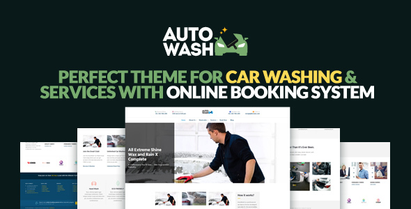 AutoWash Preview Wordpress Theme - Rating, Reviews, Preview, Demo & Download