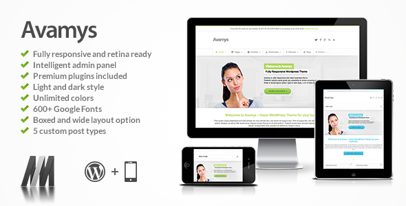 Avamys Preview Wordpress Theme - Rating, Reviews, Preview, Demo & Download