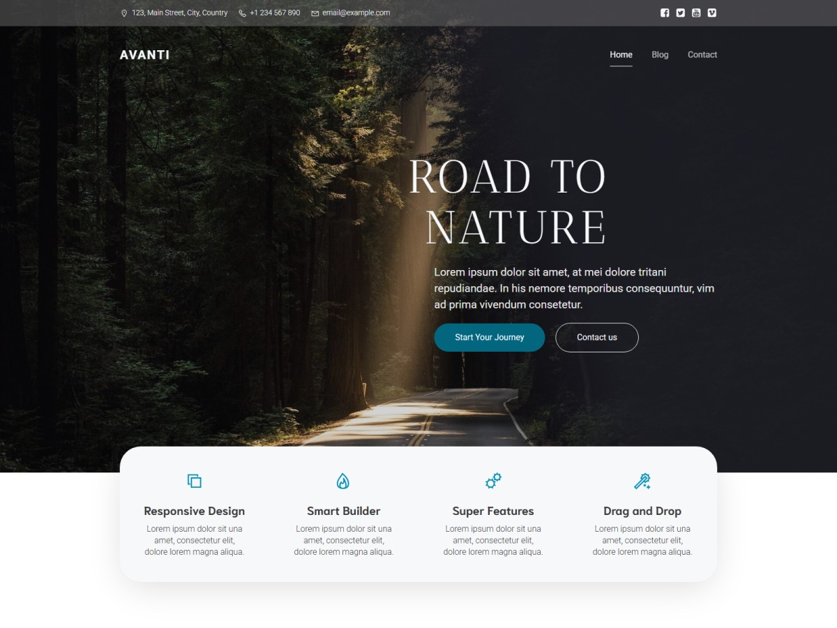 Avantis Preview Wordpress Theme - Rating, Reviews, Preview, Demo & Download