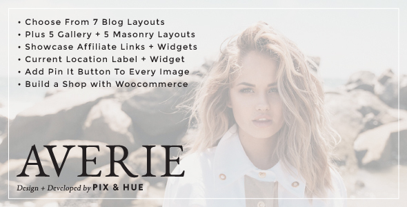 Averie Preview Wordpress Theme - Rating, Reviews, Preview, Demo & Download