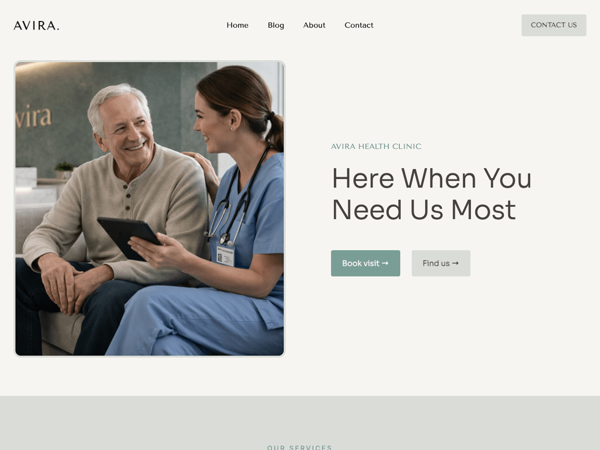 Avira Health Preview Wordpress Theme - Rating, Reviews, Preview, Demo & Download