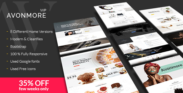 Avonmore Preview Wordpress Theme - Rating, Reviews, Preview, Demo & Download