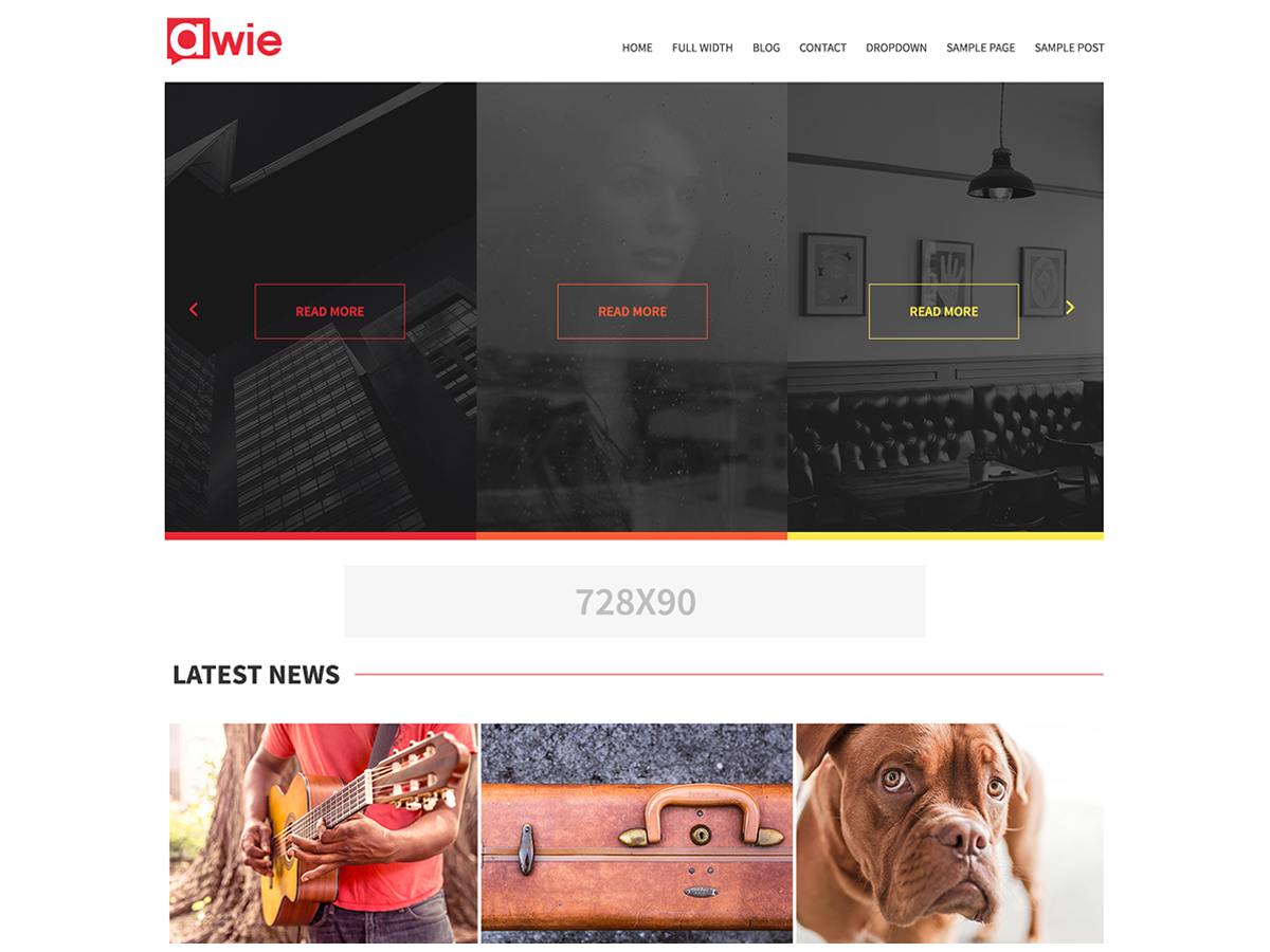 Awie Preview Wordpress Theme - Rating, Reviews, Preview, Demo & Download