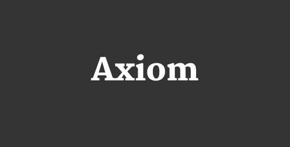 Axiom Preview Wordpress Theme - Rating, Reviews, Preview, Demo & Download