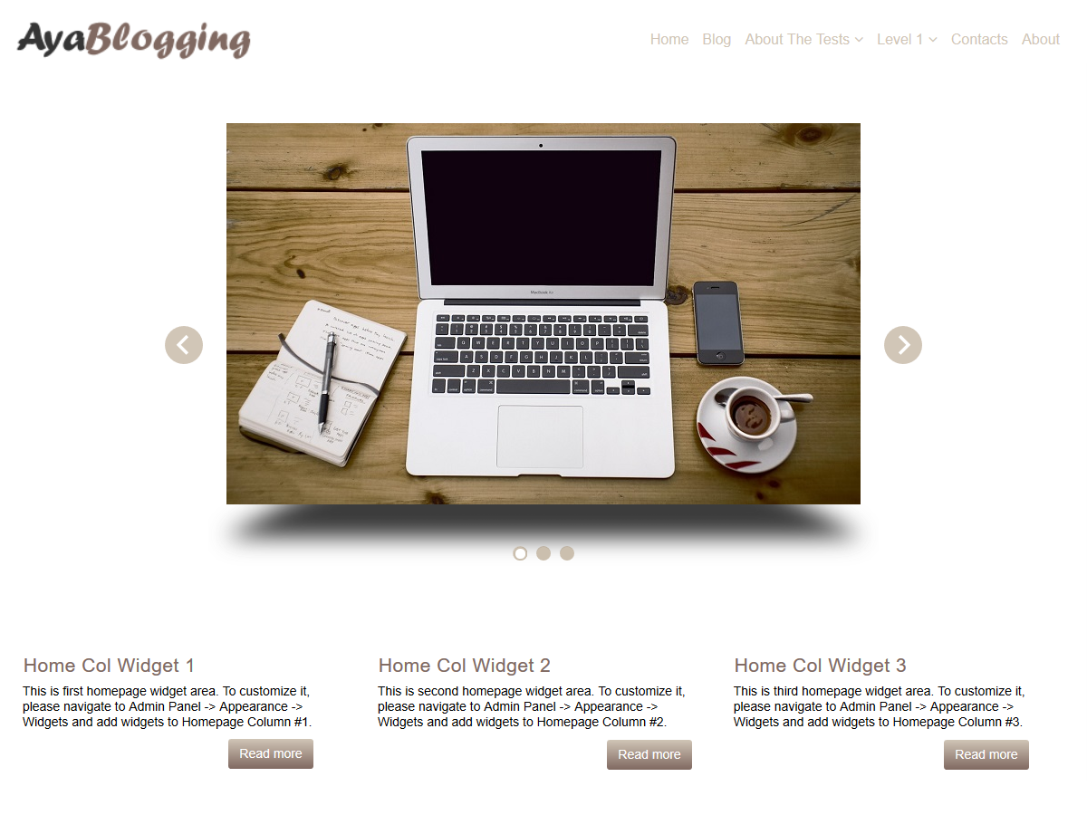 AyaBlogging Preview Wordpress Theme - Rating, Reviews, Preview, Demo & Download