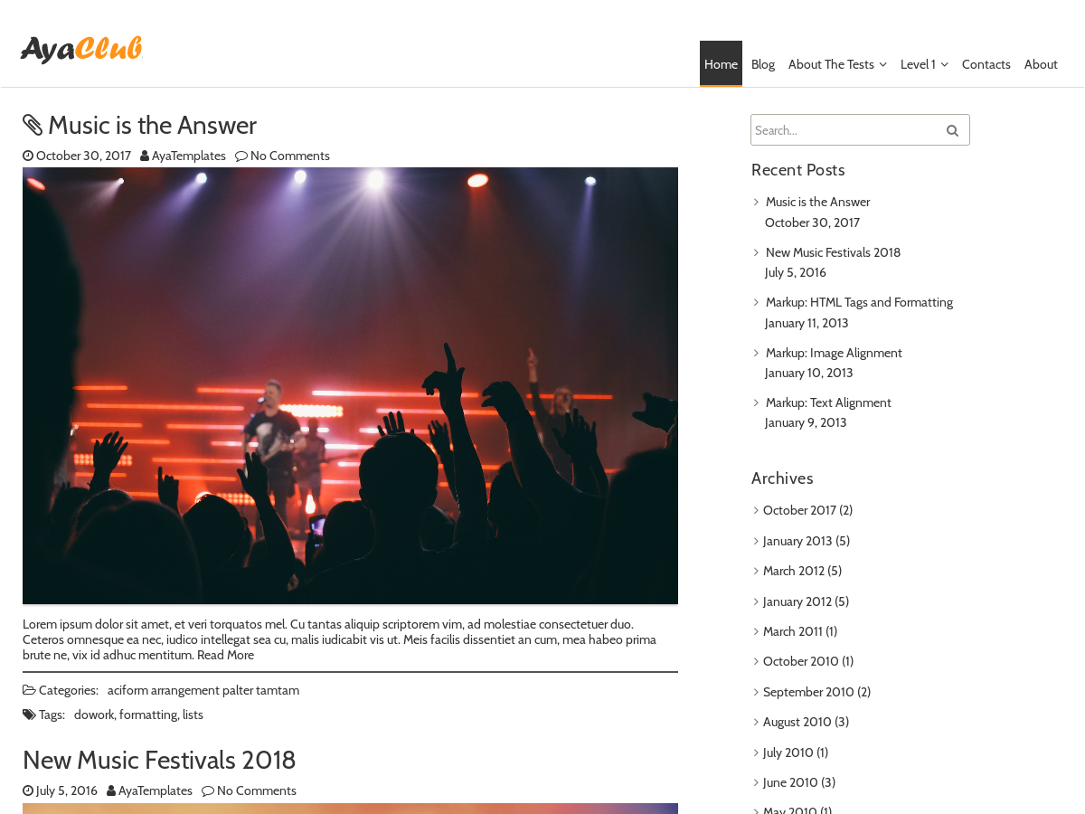 AyaClub Preview Wordpress Theme - Rating, Reviews, Preview, Demo & Download